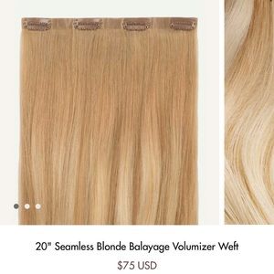 Luxy Seamless blonde balayage volumizer weft